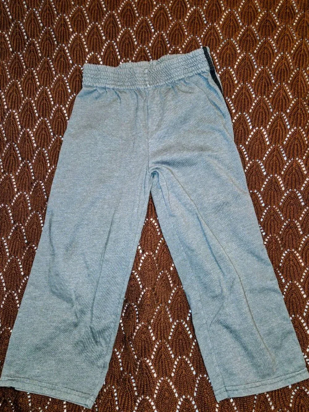 Garanimals Toddler Boys Grey Fleece Sweatpants Piping Accent Play Pants 4T